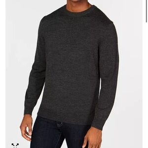 NWT Club Room Men’s Marino Wool Blend Crewneck Sweater